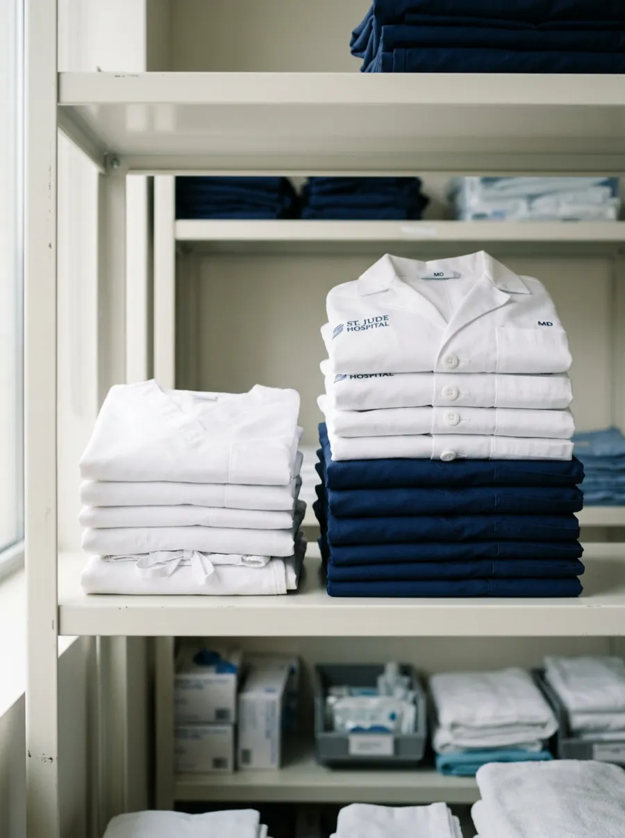 Healthcare staff in NANG U-manufactured workwear