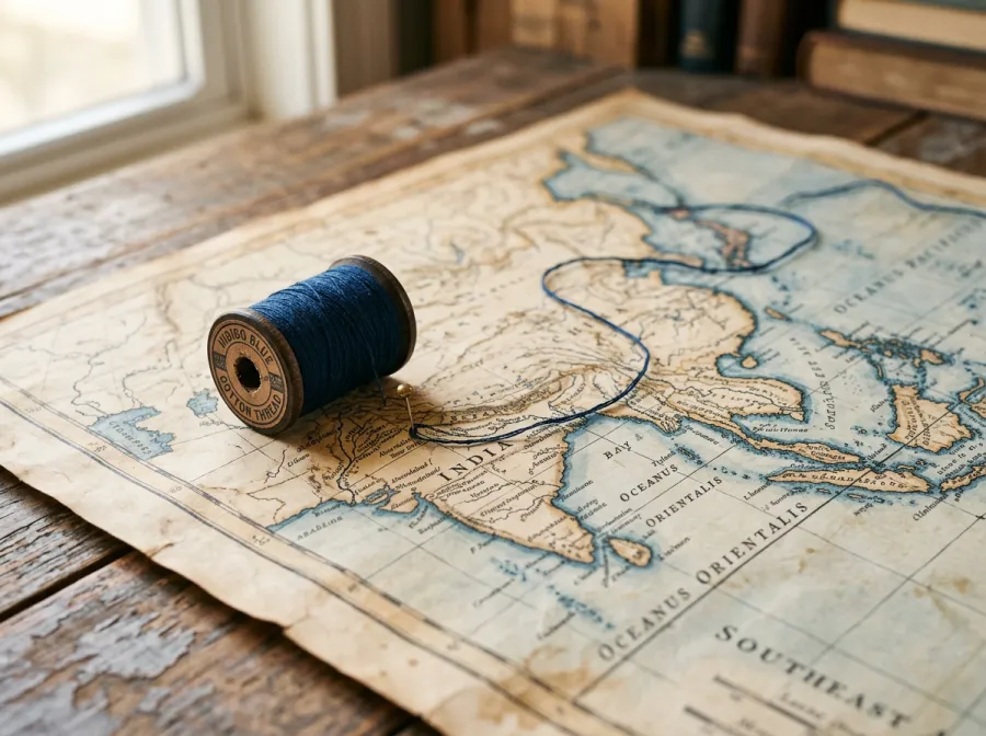 Export-ready garments packed for international shipping